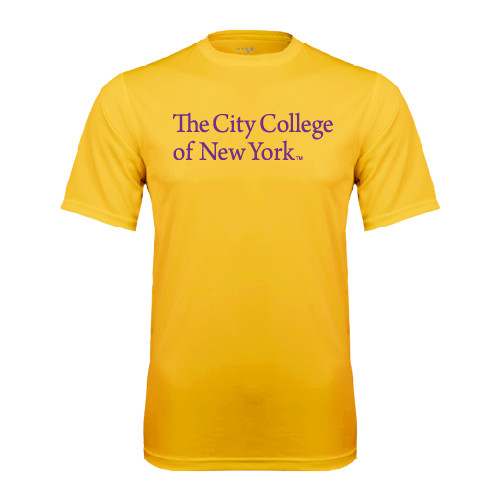 Gold Performance Tee-The City College of New York