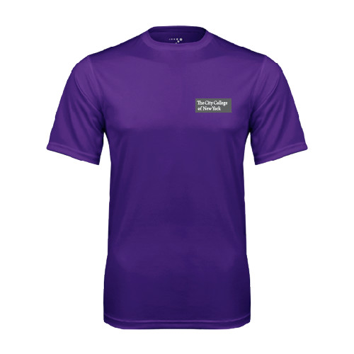 Purple Performance Tee-Official Logo