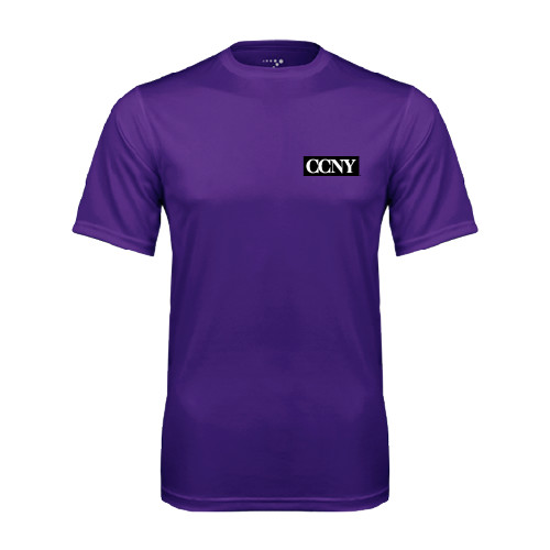 Purple Performance Tee-CCNY