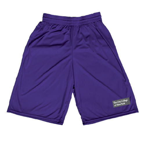 Purple Performance Classic 9 Inch Short-Official Logo