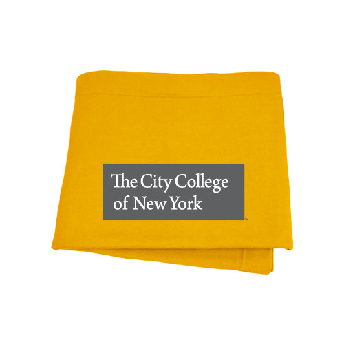 Gold Sweatshirt Blanket-Official Logo