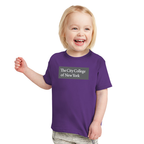 Toddler Purple T Shirt-Official Logo