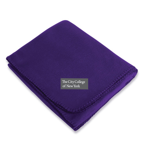 Purple Arctic Fleece Blanket-Official Logo