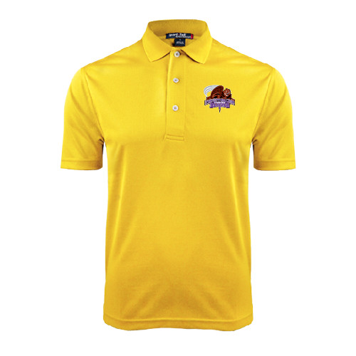 Gold Dry Mesh Polo-CCNY Beavers