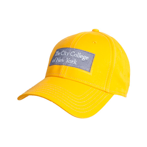 Gold Structured Adjustable Pro Style Hat-Official Logo
