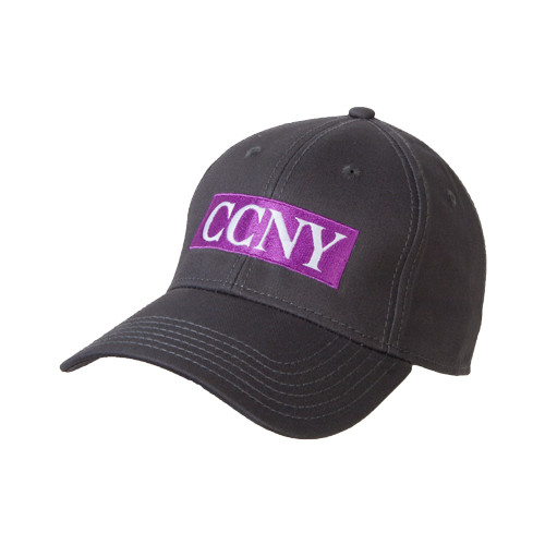 Charcoal Structured Adjustable Pro Style Hat-CCNY
