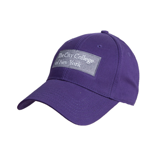 Purple Structured Adjustable Pro Style Hat-Official Logo