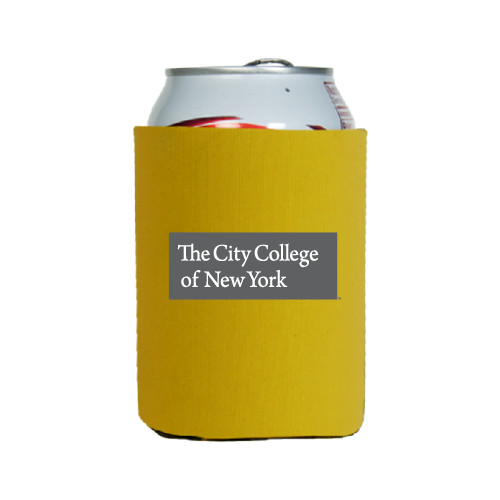 Neoprene Gold Can Holder-Official Logo