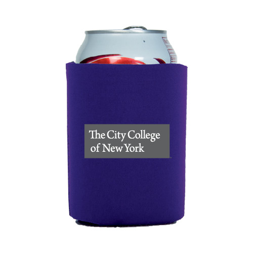 Neoprene Purple Can Holder-Official Logo