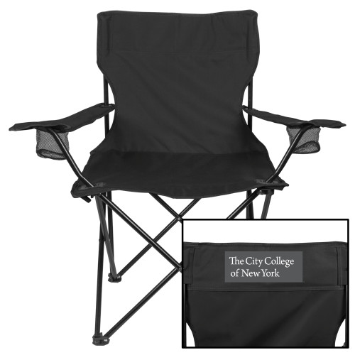 Deluxe Black Captains Chair-Official Logo
