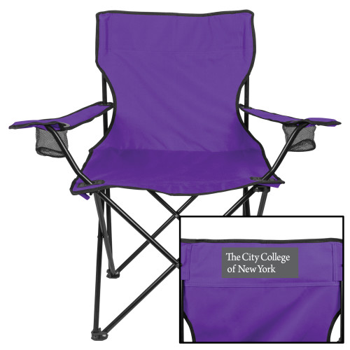 Deluxe Purple Captains Chair-Official Logo