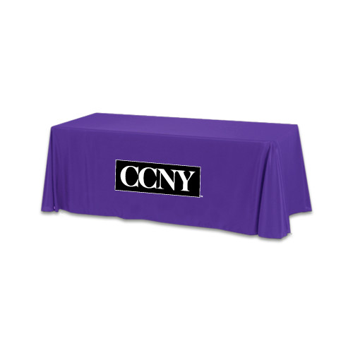 Purple 6 foot Table Throw-CCNY