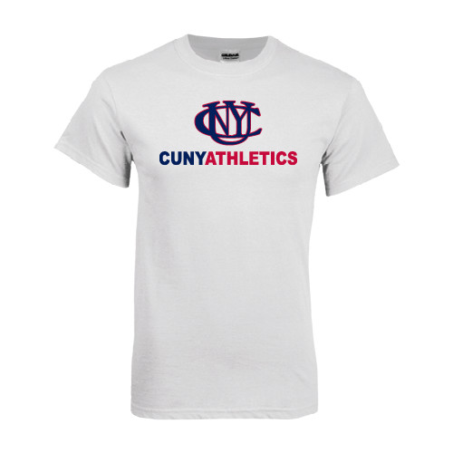 CUNY Athletics White T Shirt-CUNY Athletics