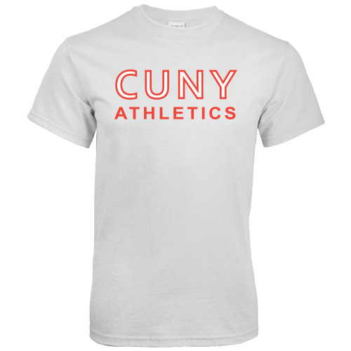 CUNY Athletics White T Shirt-CUNY Athletics