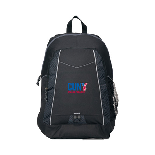 CUNY Athletics Black Impulse Backpack-Official Logo
