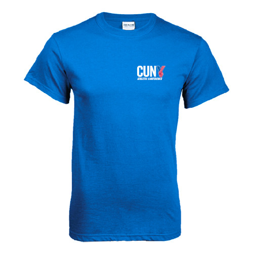 CUNY Athletics Royal T Shirt-Official Logo