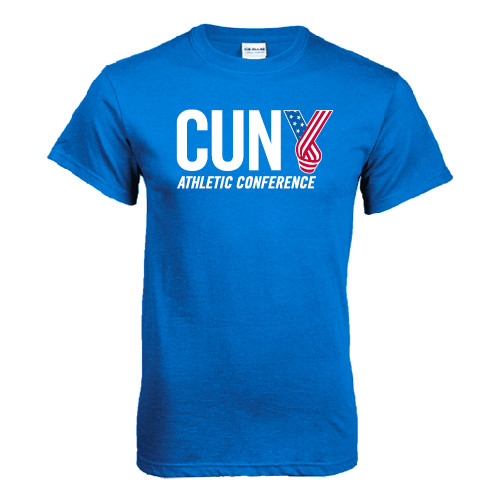 CUNY Athletics Royal T Shirt-Official Logo