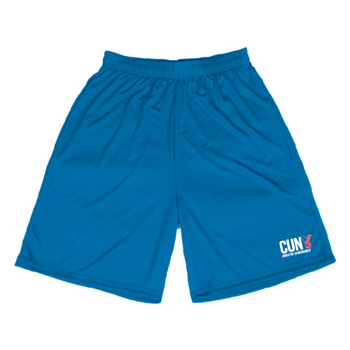 CUNY Athletics Royal Performance Classic 9 Inch Short-Official Logo