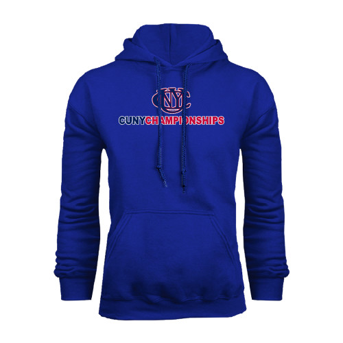 CUNY Athletics Royal Fleece Hoodie-CUNY Championships