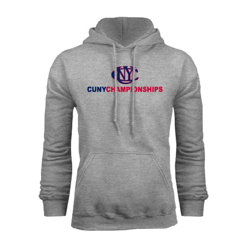 CUNY Athletics Grey Fleece Hoodie-CUNY Championships