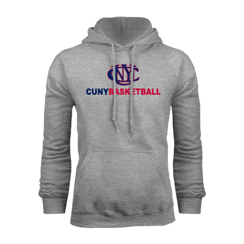 CUNY Athletics Grey Fleece Hoodie-CUNY Basketball