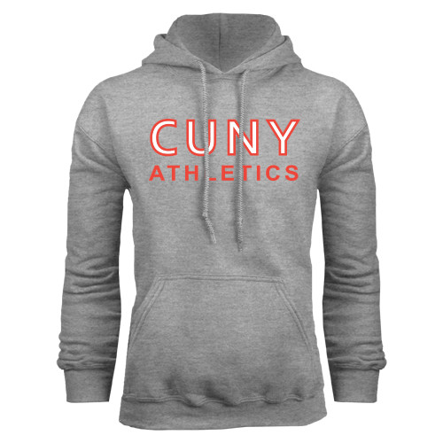CUNY Athletics Grey Fleece Hoodie-CUNY Athletics