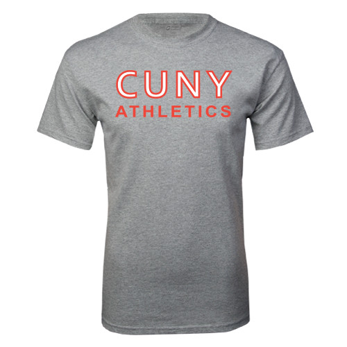 CUNY Athletics Grey T Shirt-CUNY Athletics