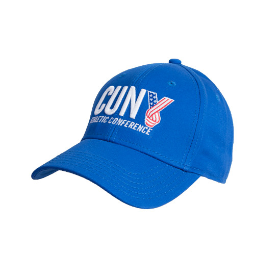 CUNY Athletics Royal Structured Adjustable Pro Style Hat-Official Logo