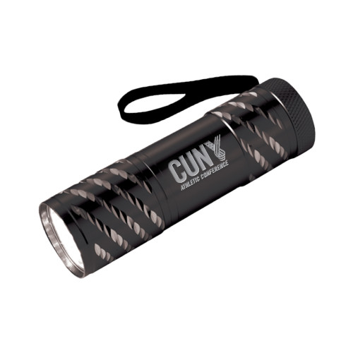 CUNY Athletics Astro Black Flashlight-Official Logo Engraved