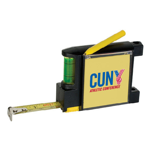 CUNY Athletics Measure Pad Leveler 6 Ft. Tape Measure-Official Logo