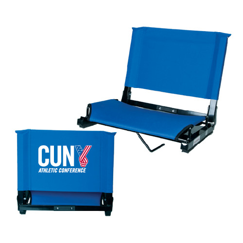 CUNY Athletics Stadium Chair Royal-Official Logo