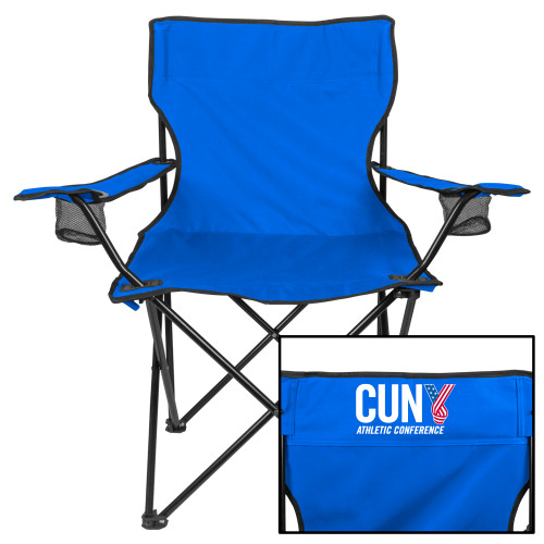 CUNY Athletics Deluxe Royal Captains Chair-Official Logo