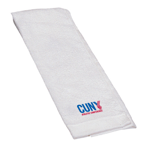 White Golf Towel-Official Logo