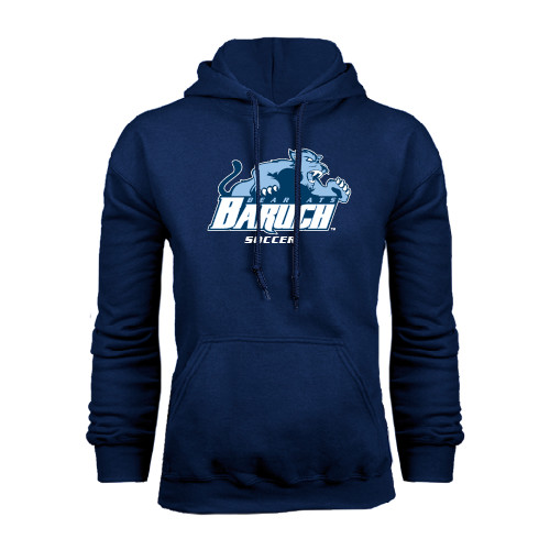 College Navy Fleece Hoodie-Soccer