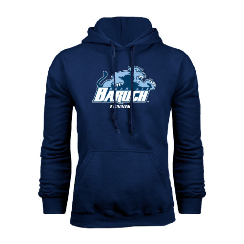 College Navy Fleece Hoodie-Tennis