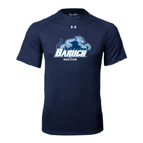 College Under Armour Navy Tech Tee-Soccer