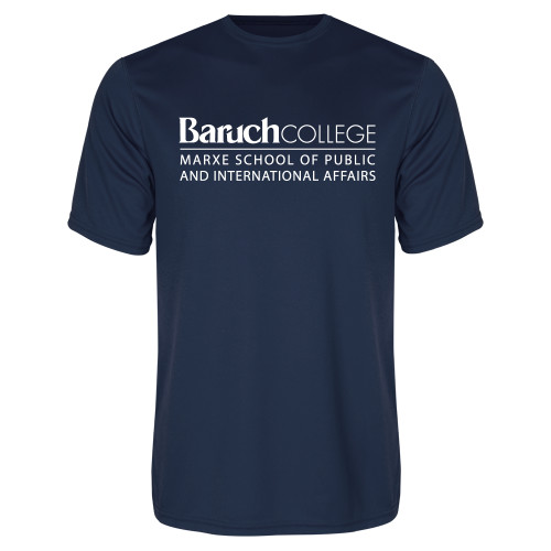 College Navy Performance Tee-School of Public Affairs