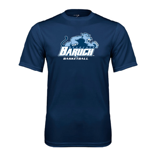 College Navy Performance Tee-Basketball