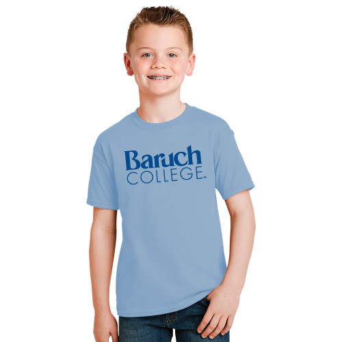 Youth Light Blue T Shirt-Official Logo
