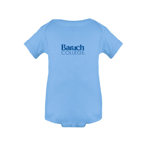 College Light Blue Infant Onesie-Official Logo