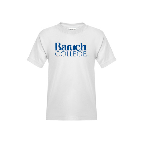 Youth White T Shirt-Official Logo