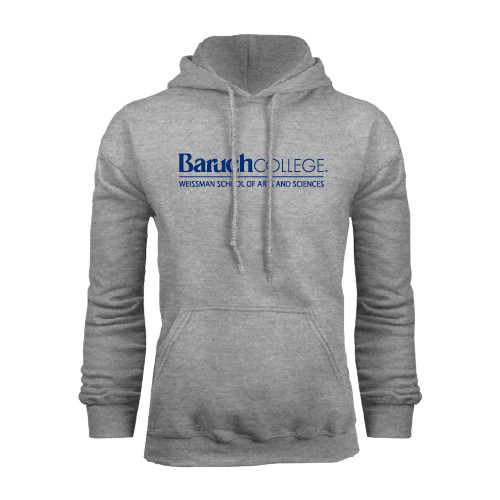 College Grey Fleece Hoodie-Weissman School of Arts