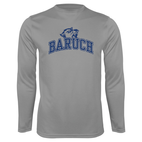 College Steel Performance Longsleeve Shirt-Baruch Arched
