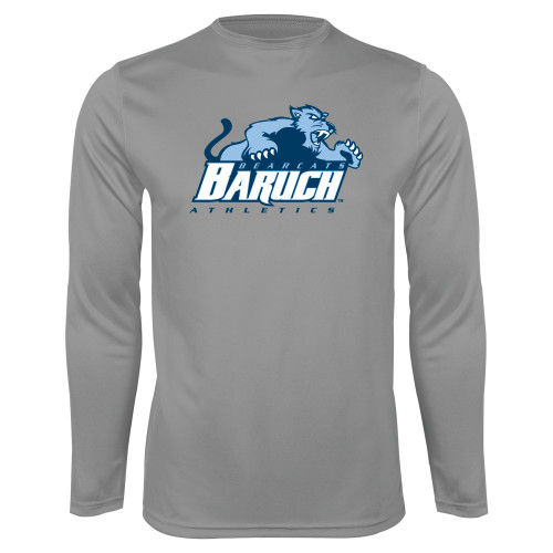 College Steel Performance Longsleeve Shirt-Baruch Athletics
