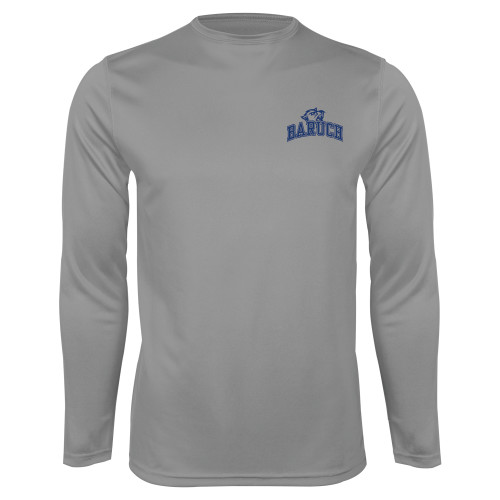 College Steel Performance Longsleeve Shirt-Baruch Arched