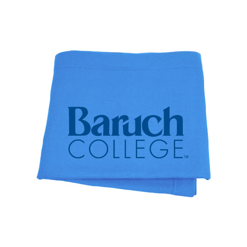 College Light Blue Sweatshirt Blanket-Official Logo