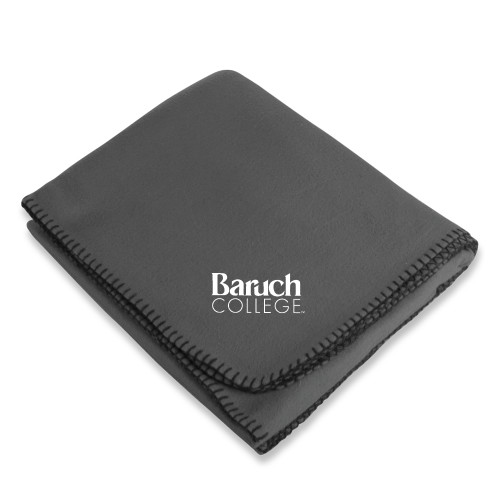 College Grey Arctic Fleece Blanket-Official Logo