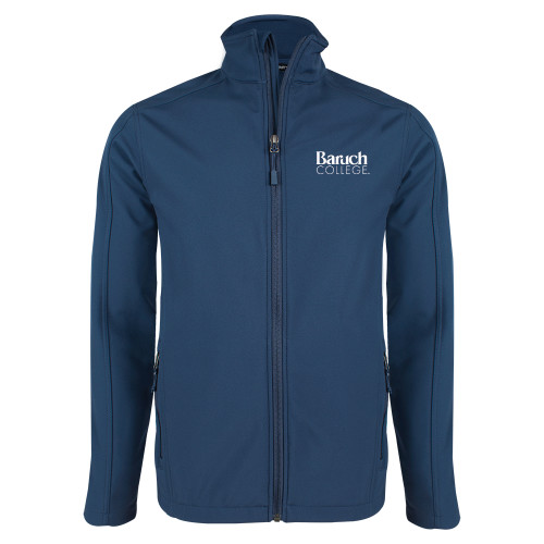 College Navy Softshell Jacket-Official Logo