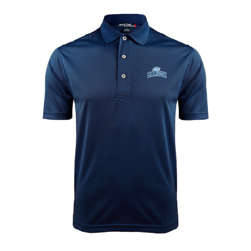 College Navy Dry Mesh Polo-Baruch Arched