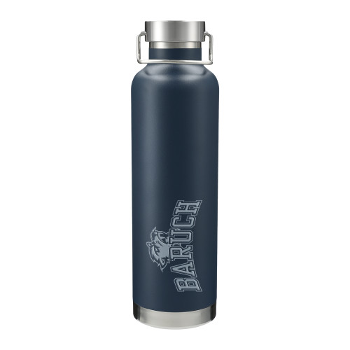 Thor Copper Vacuum Insulated Navy Bottle 32oz-Baruch Arched Engraved